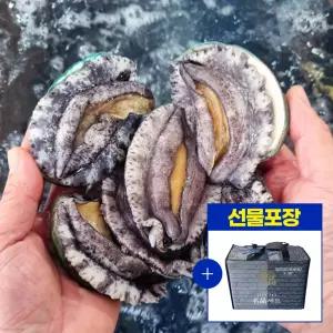 [선물세트포장] 완도 활전복 1kg(8~9미) + 전복칼증정