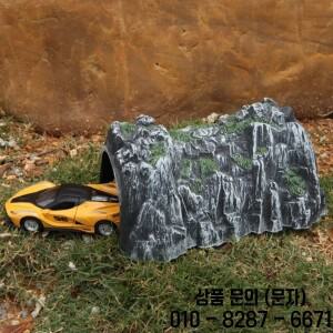 1pc 시뮬레이션 플라스틱 Rockery 터널 트랙 기차 슬롯 철도 동굴 모래 테이블 액세서리 완구