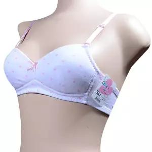 핑크하트 노와이어 주니어 2단계 중학생 브라 어린이 GYD3+4LMi