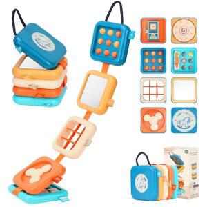 소수쇼에 1세용 여행용 바쁜 보드 큐브 바구니 소녀용 1세 스터퍼 보드 비행기 장난감 3세용 몬테소리 소년 부활절 자동차의