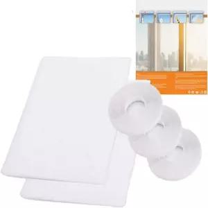 윈도우용 모기장 2팩 포가리 [업그레이드] 플라이 윈도우 스크린 메쉬 곤충망 1.5m x 2m 벌레벌 3롤 셀프