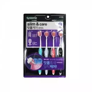 TBZ BTM 라이온 시스테마 잇몸케어 칫솔 와이드 4입