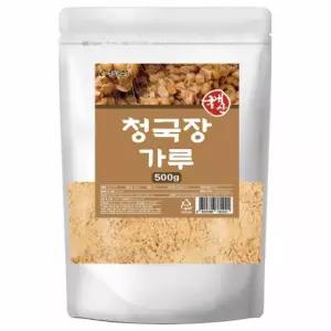 청국장 콩 분말 효소 국산 맛있는 전통 청국장가루 500g 2포
