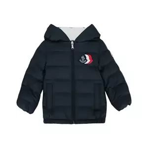 [몽클레어]키즈 하칸 HAKAN 로고 컬러로고 패딩자켓 네이비 1A000 06 597X2 77G