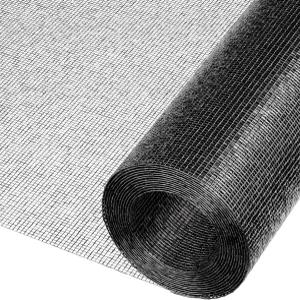 Gecork 블랙 윈도우 스크린 메시 창문과 문을 위한 내구성 있는 유리 섬유 교체 조명 및 공기 흐름 절단