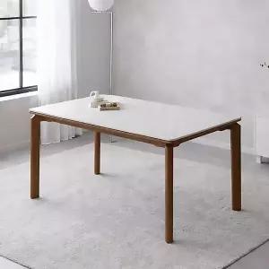 [인터데코]신혼 패밀리 추천 세라믹 4인용 식탁 (테이블) TP1137 (착불)