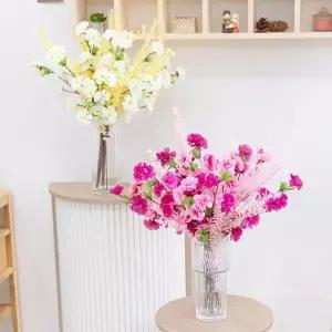 [아트박스]/플라워트리 대형 진달래 조화 화병 실크플라워 set 65cm 장식