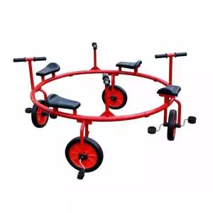다인용 회전 자전거 놀이터 펜션 야외 동그라미 협동