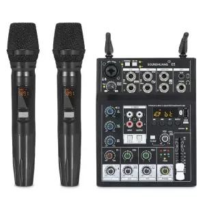 오디오 인터페이스 디제잉장비 보컬 녹음 팬텀파워 믹서