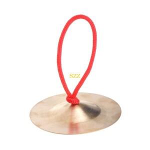 호환 손가락 심벌즈 배꼽 댄스 구리 티베트 Tingsha Yoga 영적 불교 차임  손 타악기