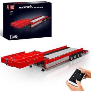몰드 킹 트레일러 트럭 기술 빌딩 RC 세트, 선물 19015T 애호가(모터 성인 위한 14세 이상을 MOC / 컬렉션 키트, 포함 블록 모델 3,399개)