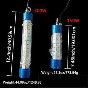 1개 알루미늄 합금 수중 미끼등 150W-300W 12V 7미터 연결 케이블 대형 낚시등