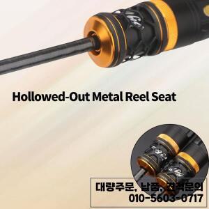 ROLLFISH 울트라라이트 후지 가이드 송어 낚싯대 민감한 빠른 액션 팁과 솔리드 우드 핸들 낚시용