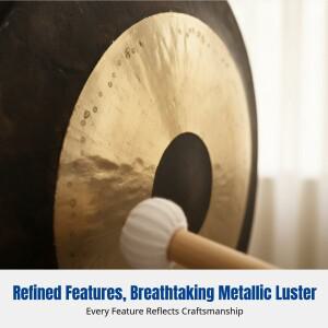 호환 대형 구리 공  수제 사운드 테라피 마음챙김 명상 도구  다양한 크기  금속 스탠드 (선택사항)