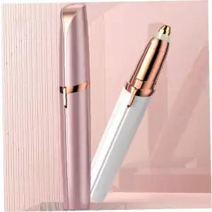 휴대용 전동 눈썹정리기 여성 얼굴 솜털 제모기 미용 트리머 면도기 무통증 안전