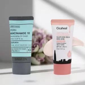 쌩얼크림 CC 크림 SPF50+ 톤업선 3개1세트