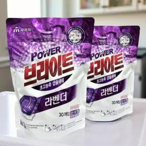 옷에 묻은 기름 찌든때 제거제 세 세제 얼룩 제거 캡슐 30개입 2개