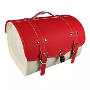 레더 트렁크 뒷좌석 대형 탑박스 박스 백 가죽 오토바이