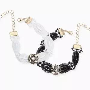 에스닉 레이스 초커 팔찌 fxj1+5WkP