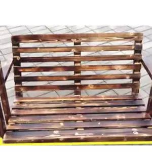 야외 원목그네 스윙체어 카페 인테리어 정원 스윙벤치