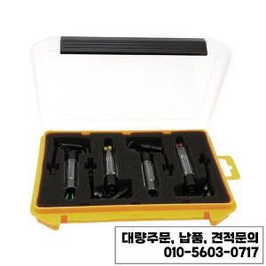 LED 입질 감지기 금속 소프트 체인과 조절 가능한 클립이 있는 잉어 낚시용 보빈 야간 4개 세트