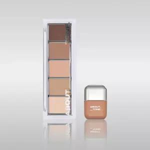어바웃톤 아이섀도우 팔레트 리턴 투 베이직 + 틴트 블러 핏 미니 2종 세트 모음