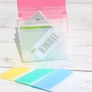 사무용품 청운 벽부착 사용 5포켓 계단식 도큐멘트화일 1개