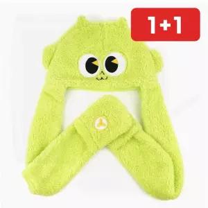 캐릭터 아동 헤어캡 극세사 빠른건조 헤어터번 흡수력좋은  1+1