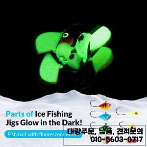 26개 겨울 얼음 낚시 미끼 세트 1.1g-10g 발광 마이크로 지그 헤드 퍼치 훅