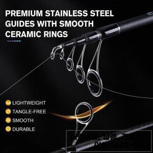 Goture 휴대용 텔레스코픽 낚싯대 초단 스피닝 캐스팅 바다 바닷물 1.83m