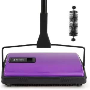 Yocada 카펫 청소기 홈 오피스용 수동 가정용 Low Undercoat 러그 애완동물 털 먼지 스크랩 브러시로 종이