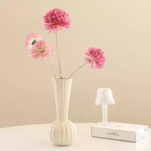 인테리어 화병 꽃꽂이 생화 조화 오브제 꽃병 실린더 폼폼 마일드화병세트