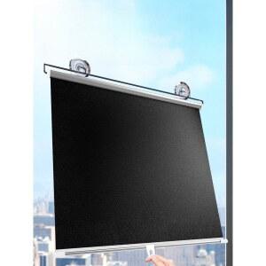 무타공 발코니 빨판식 롤스크린 선커튼 차광 유리 단열 주방 블라인드