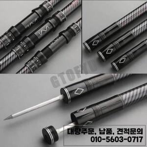 휴대용 낚싯대 2.1-4.5M 이동식 릴시트 견고한 탄소섬유 텔레스코픽 여행용 바다 보트 강