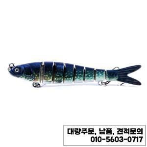 10개입 11.4g 싱킹 워블러 낚시 루어 세트 다관절 스윔베이트 배스용 이스카