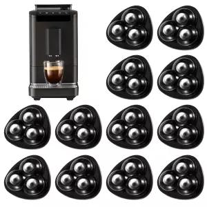 12개의 자가 접착식 가전 롤러 조리대 360° 회전 커피 포트 슬라이더 바퀴 소형 가전제품 보관함 쓰레기통