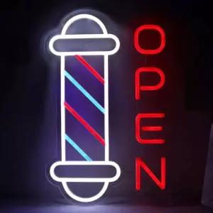 미용실 led간판 보드램프 투명 칠판 인테리어 아크릴 배너 야외 전광판 네온간판