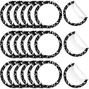 QUBAI 60Pcs 6인치 교실 바닥 스티커 탈착식 번호 표시 카펫 데칼 백스쿨 교사용 점 초등학생 유치원