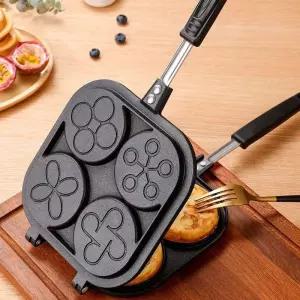 국화빵 모양팬 계란빵 팬 와플 오믈렛 브러시 스푼 틀