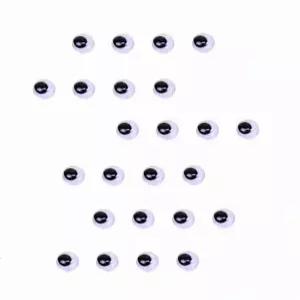 미술학원 만들기용 눈알 스티커 6mm 200개입 입체 인형 눈 붙임 딱지 어린이 2개