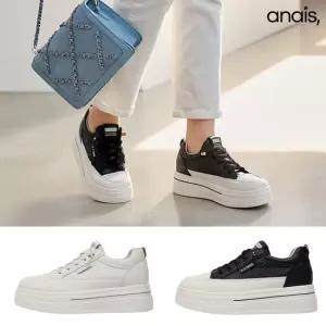 [아나이스] 밴딩끈 키높이 여성 스니커즈 6cm_26S155
