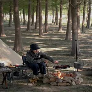 직화 그릴 냄비 야외 낚시 화로대 모닥불 캠핑 걸이