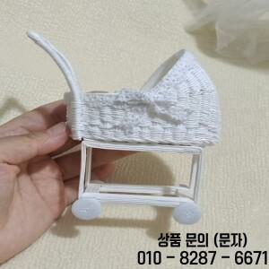 인형 집 미니어처 장면 소품 직조 유모차 및 트롤리 Blyth Ob11 액세서리 장난감