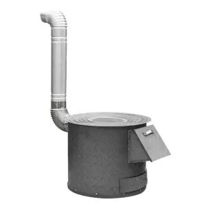 대형 이동식 장작 야외용 난로 화목난로 다용도