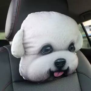 동물 목 쿠션 귀여운 목 쿠션 고탄력 캐릭터 고양이 목베개 강아지 자동차 차량용 머리