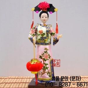 중국 스타일 골동품 드레스 인형 장난감 청나라 공주 베이징 궁전 박물관 선물 방 장식 수공예품