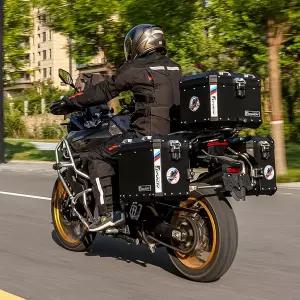 스포츠 바이크 오토바이 VOGE DS900X 3개 상자 사이드 박스 테일 트렁크 알루미늄 합금 소재