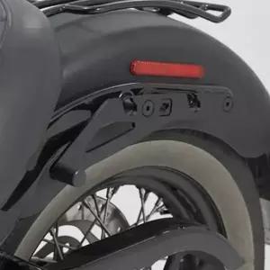 스포츠 바이크 오토바이 할리 소프테일 팻 밥 스탠다드 슬림 스트리트 - 용 왼쪽 러기지 백 운반 사이드 새