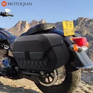 스포츠 바이크 오토바이 할리 소프테일 팻 보이 - 사이드 러기지 백 PE 새들백 방수 패니어 19.5L 운반 상