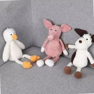 유아 아기 애착 인형 부드러운 타월 소재 촉감 놀이 감각 발달 출산 선물 동물